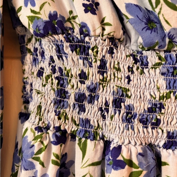 Floral Blue Dress - Picture 3 of 6